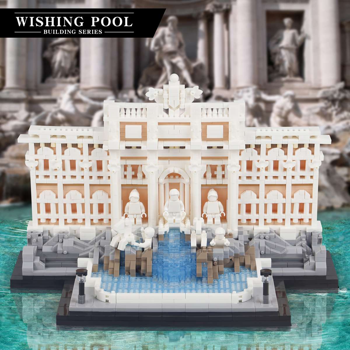 Building Toy Architectural Model Toy Set Color White