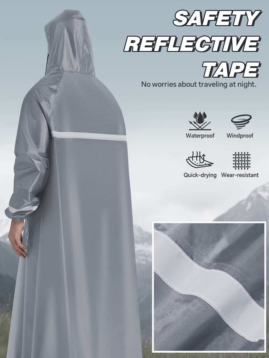 Raincoat Grey Size Uk M