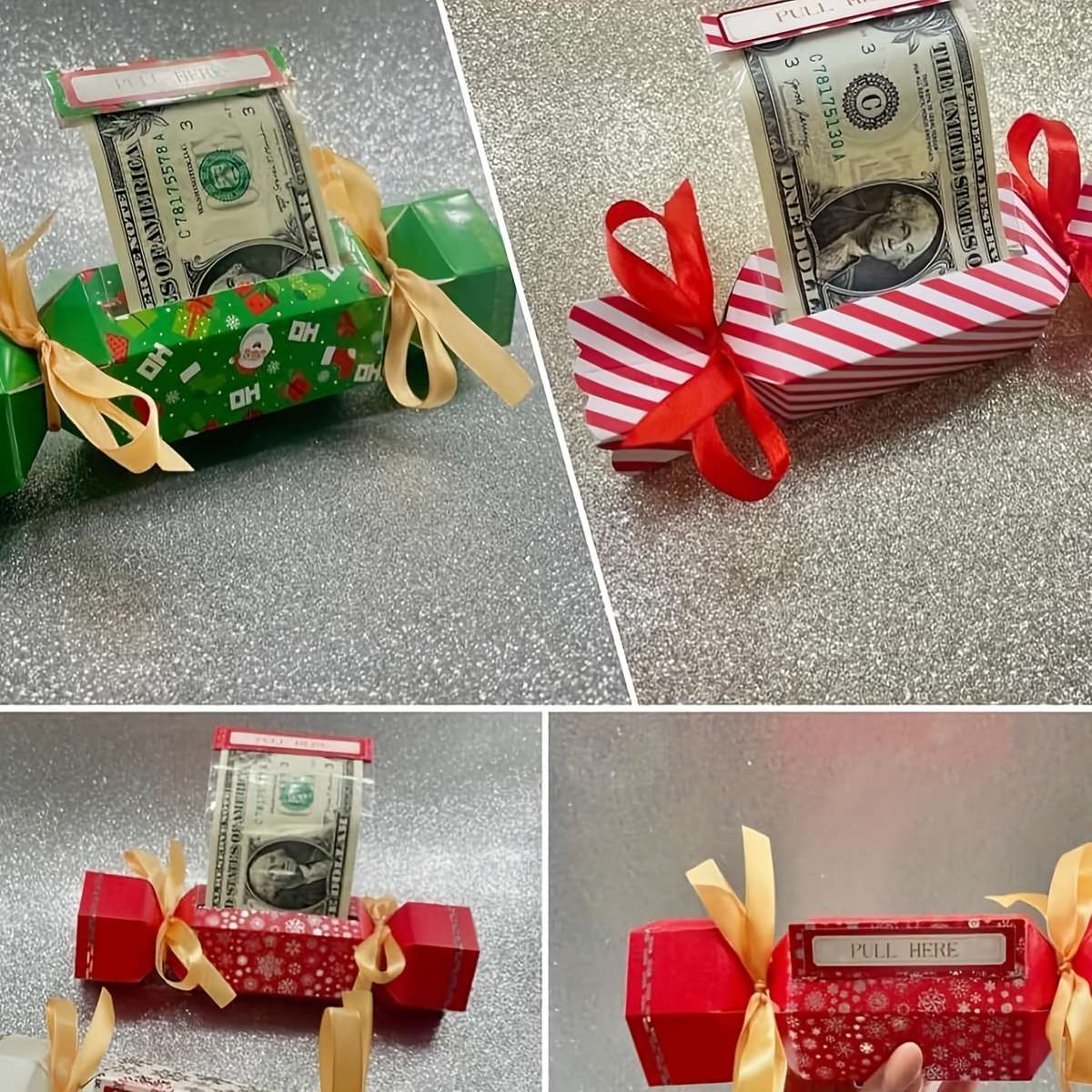 Christmas Gift Boxes Color 4Pcs A Set