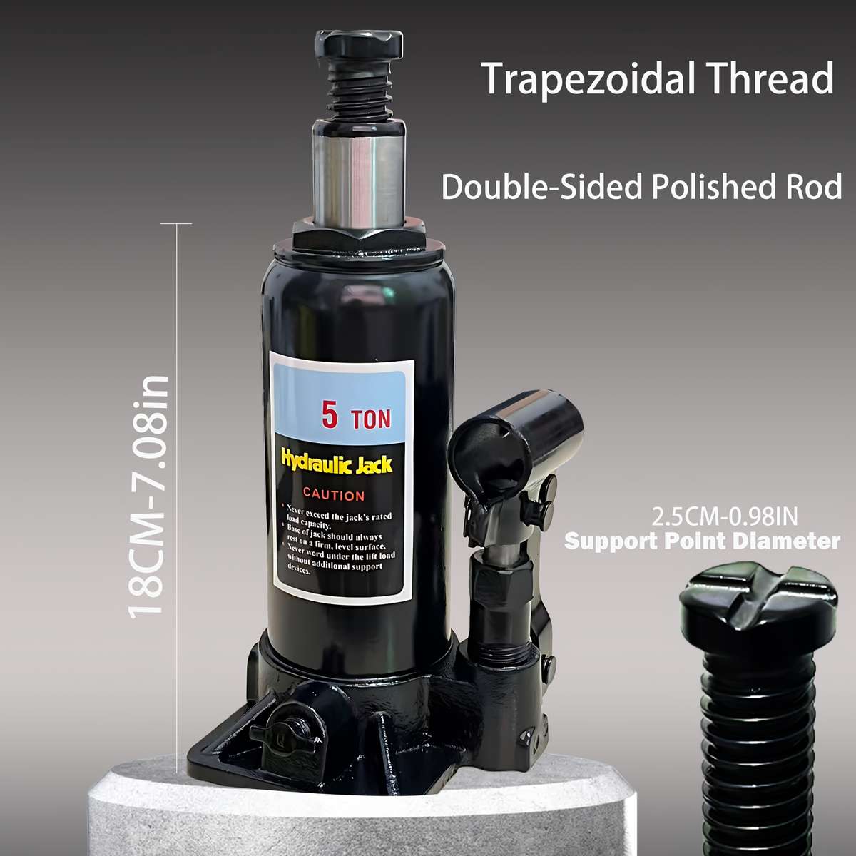 Jack Model 3 Tons Load Capacity