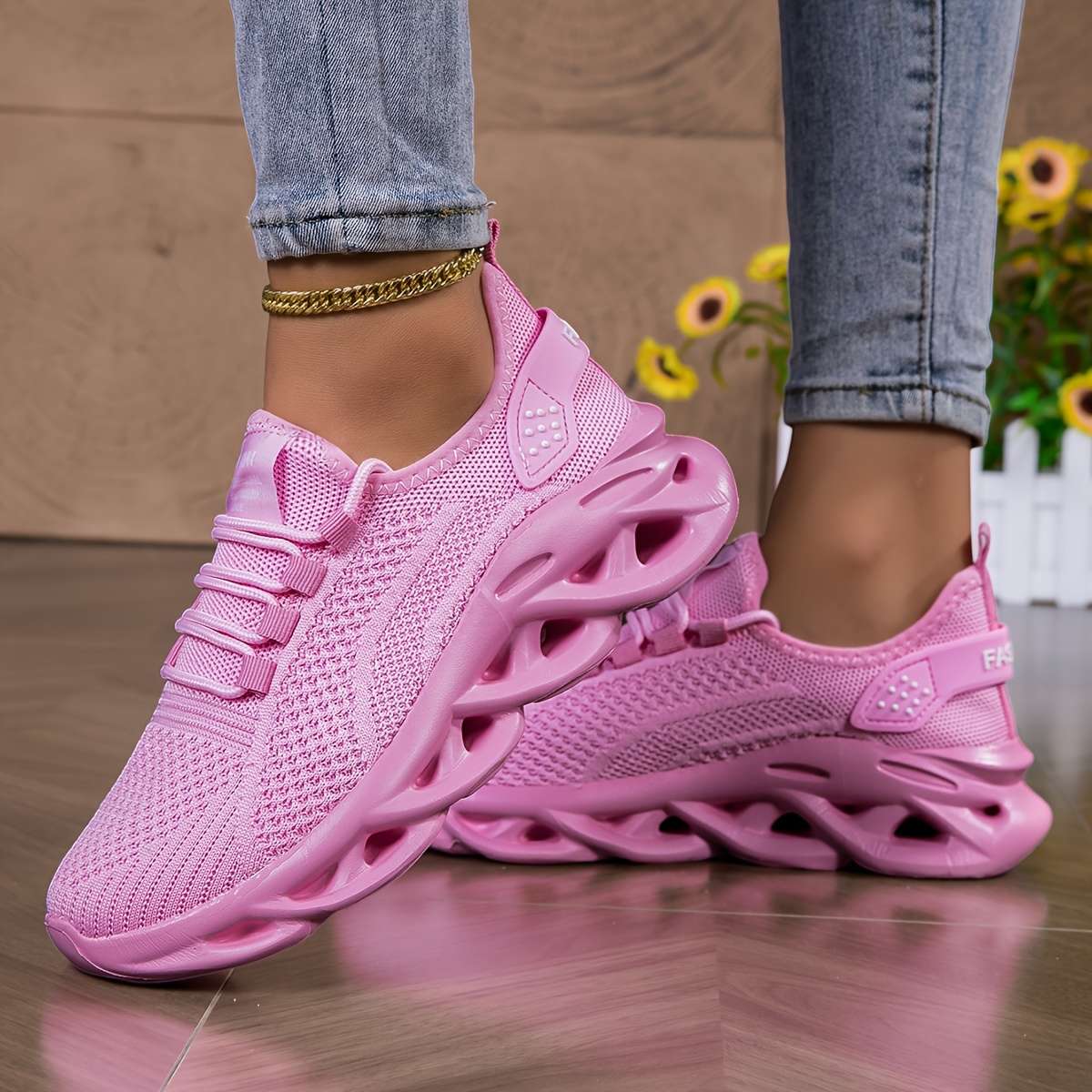 Sneakers Color Pink Sizeuk 8