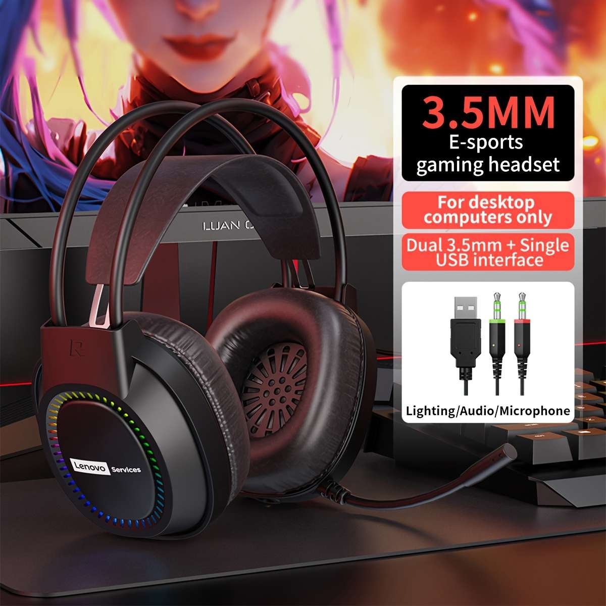 Headset Headphones Over Ear