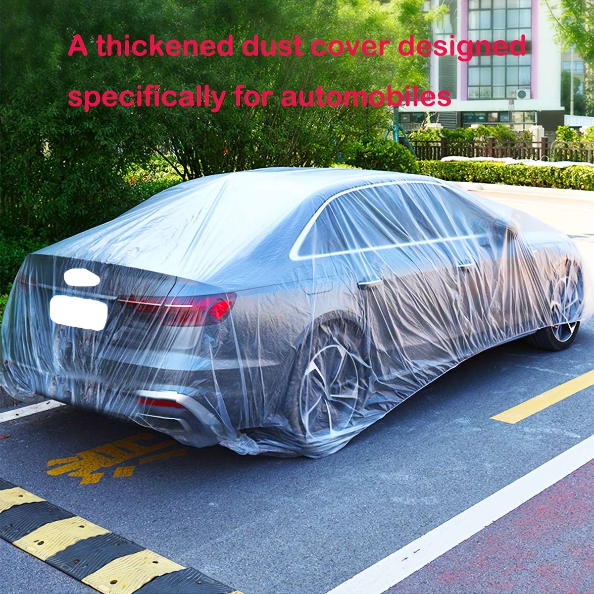 Car Cover Color Transparent Quantity 5Pcs