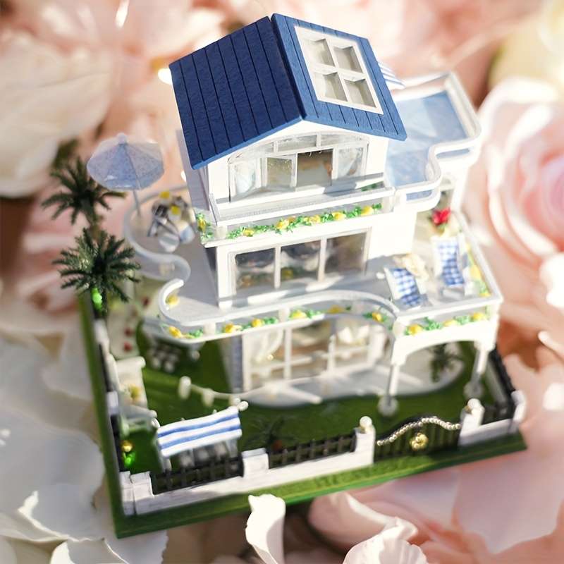 Building Toy Architectural Model Toy Set Model Mini Villa