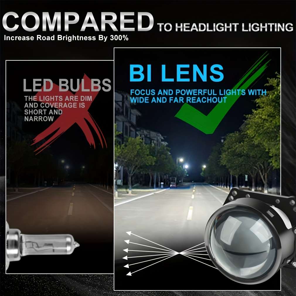 Car Lights Items 2Pcshighlow Beamuniversal