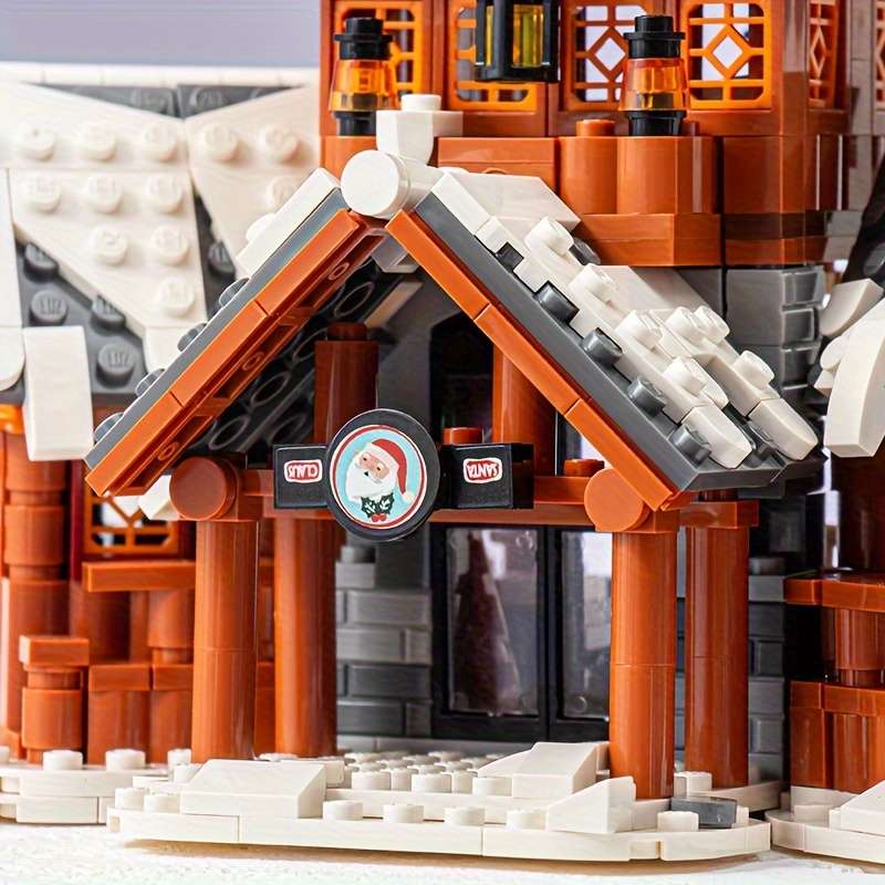 Building Toy Architectural Model Toy Set Style Santa S House