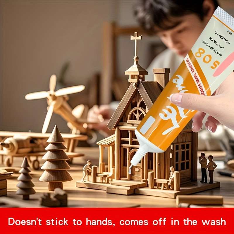 3Pcs Heavy Duty Flexible 40G Multipurpose Hand Adhesive For Industrial Use 40Ml