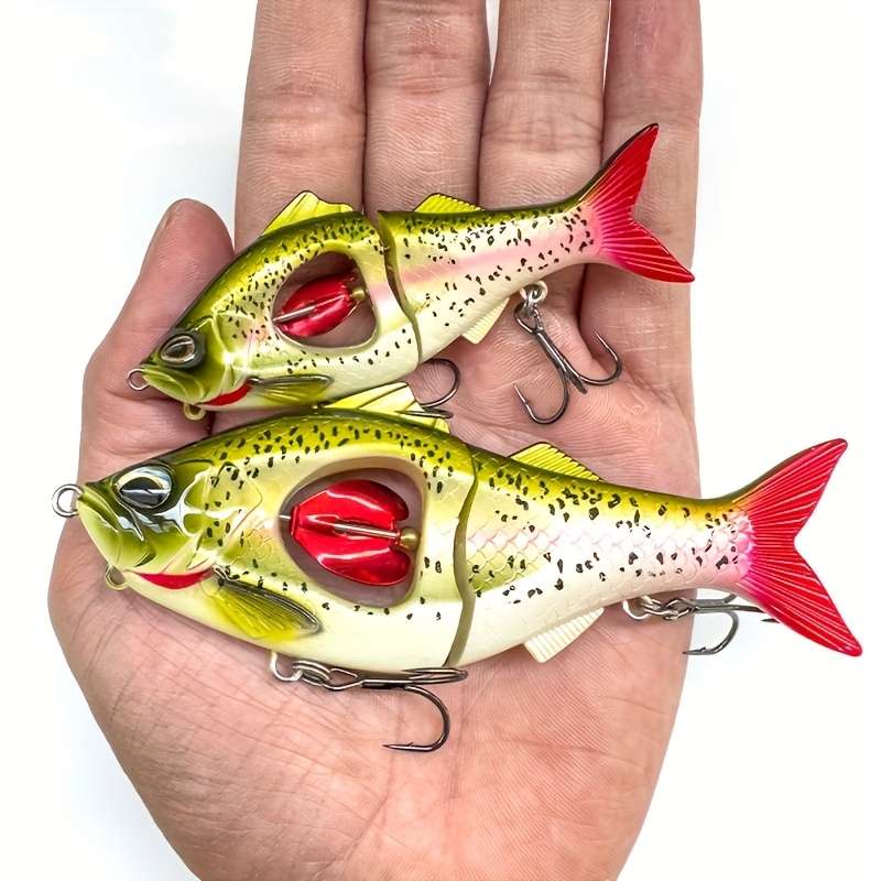 1pc 8.3cm Lure with Multi Joint Swimming And Propeller Crank Slow Sinking Biomimetic Artificial Bait