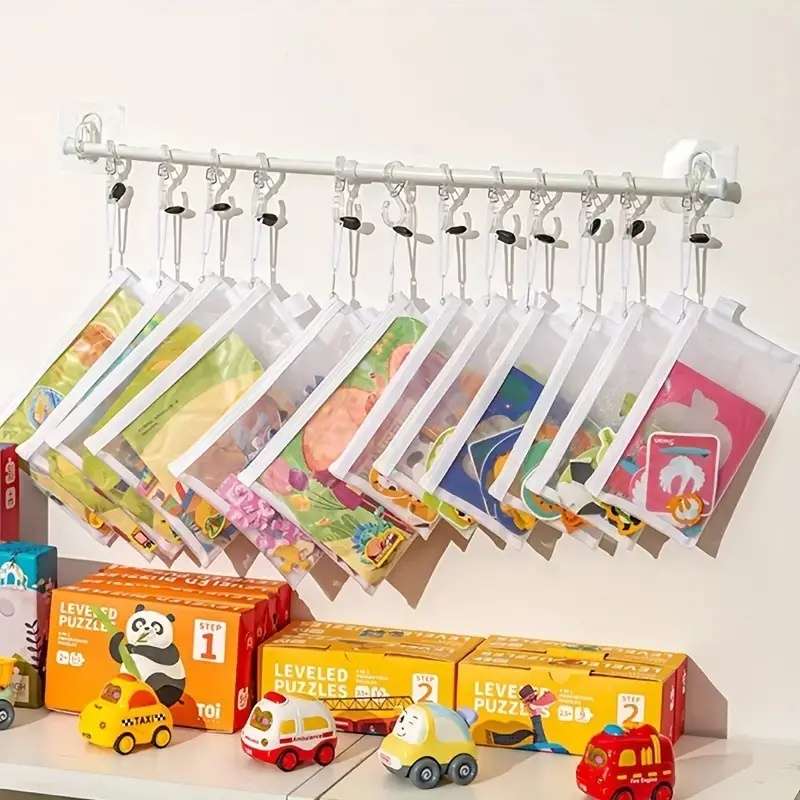 Multi Purpose Storage Bag Set A6 A5 A4 Large Capacity Mesh