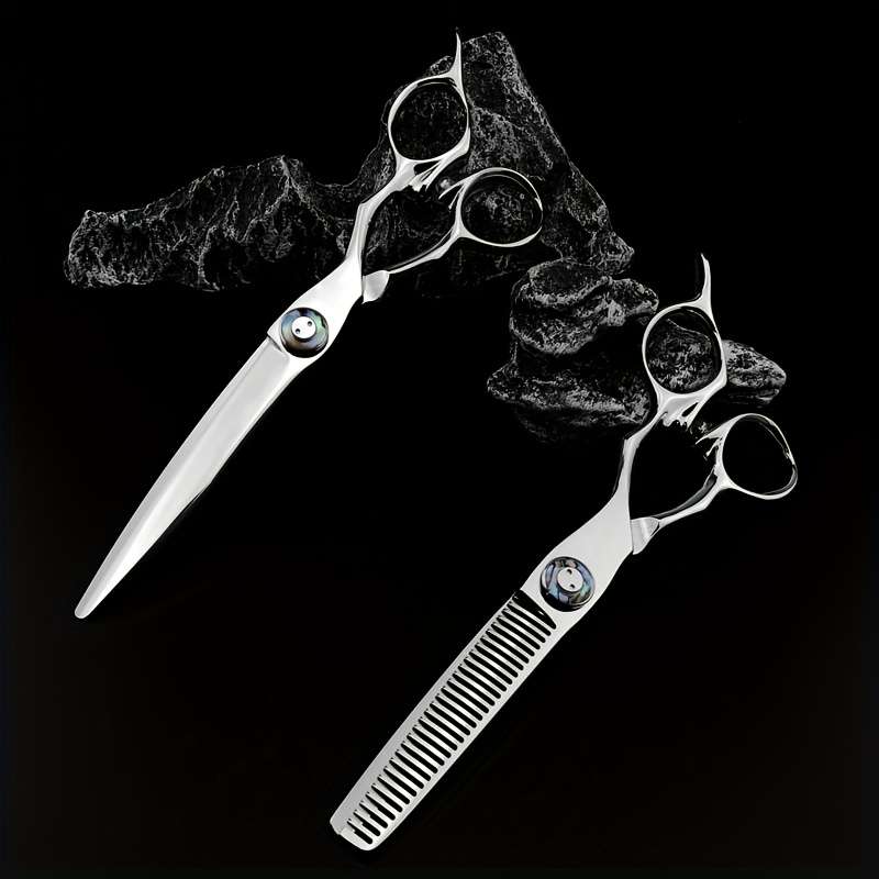 Hairdressing Scissors Items Tooth Scissors  Flat Shears