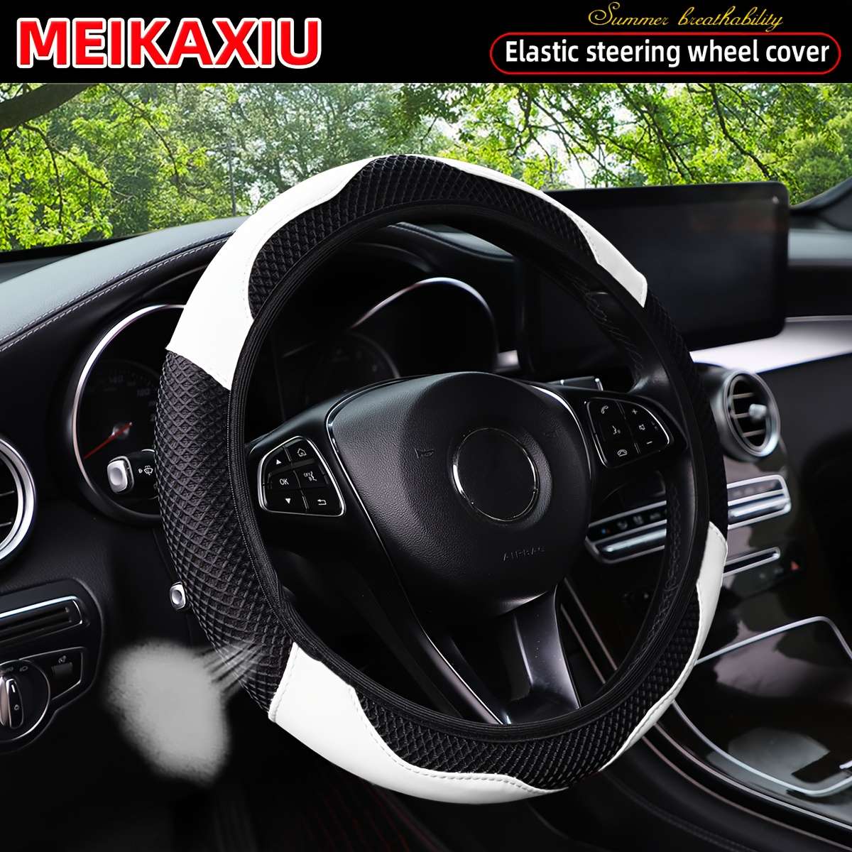 Car Steering Wheel Cover Purple