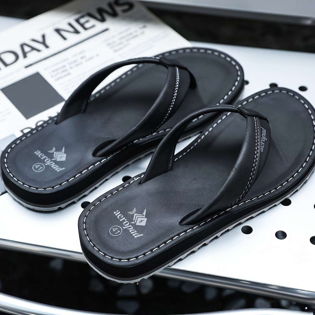 Sandals Color Black Size Uk 9