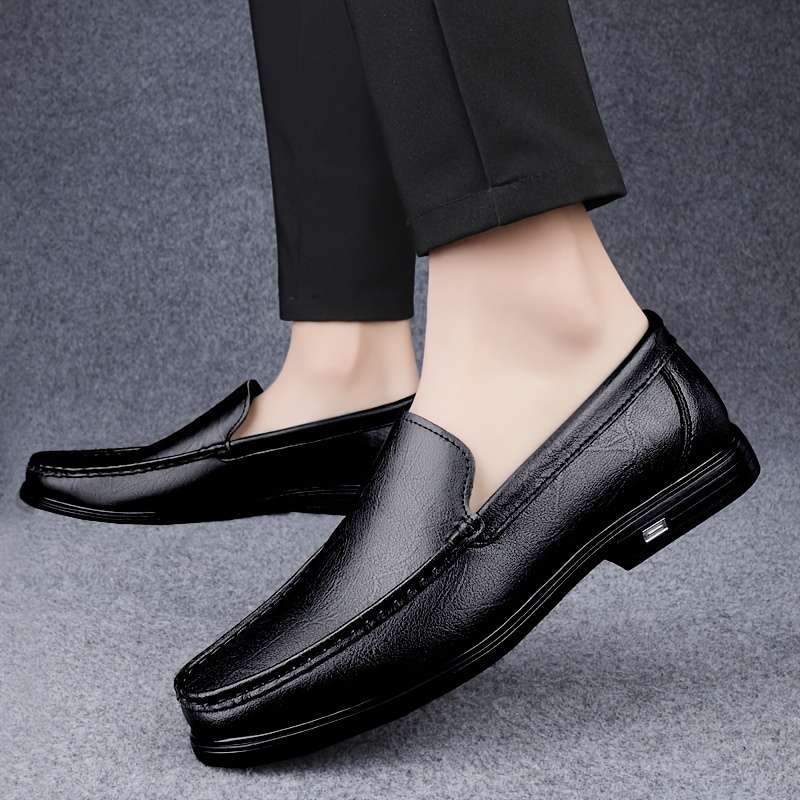 Mens Leather Shoes Color Black Sizeuk 8