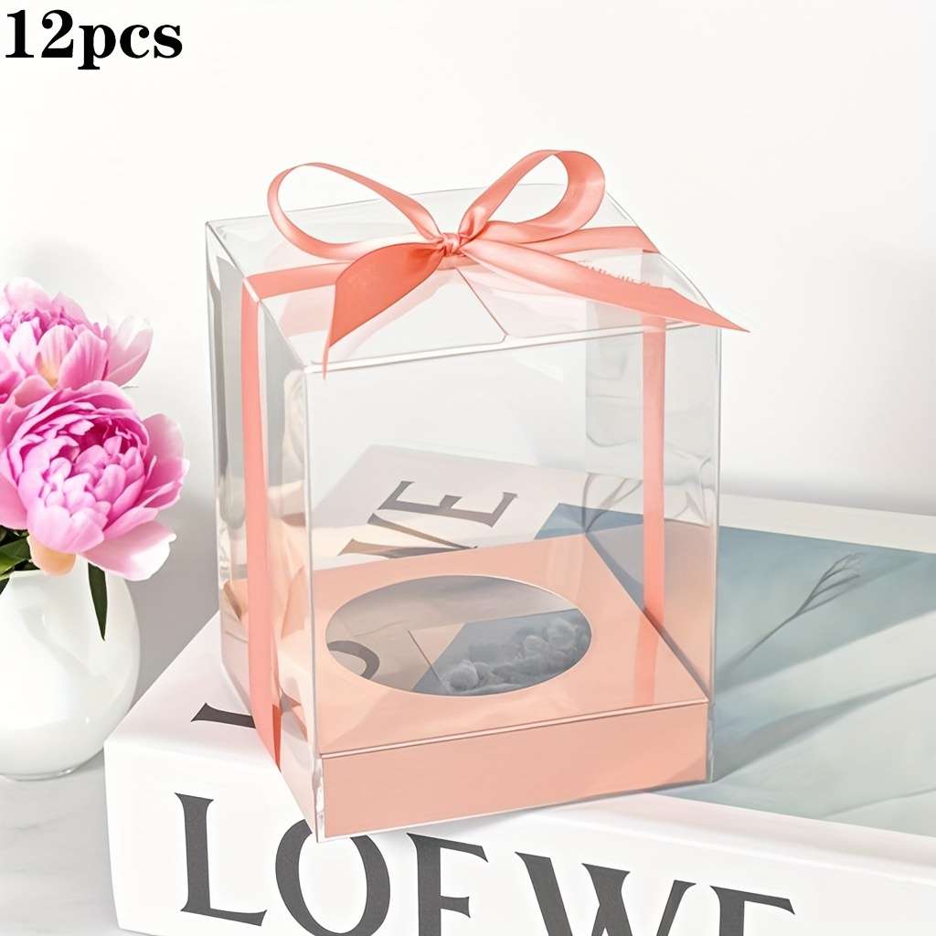 Christmas Gift Boxes Color Rose Golden Quantity 12Pcs