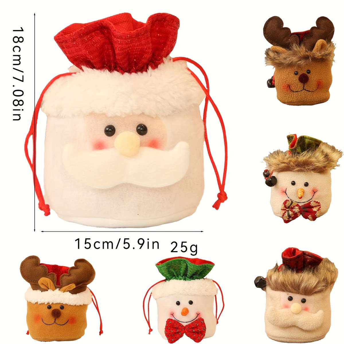 Christmas Decorations Items C D26 Color Elderly Apple Bag