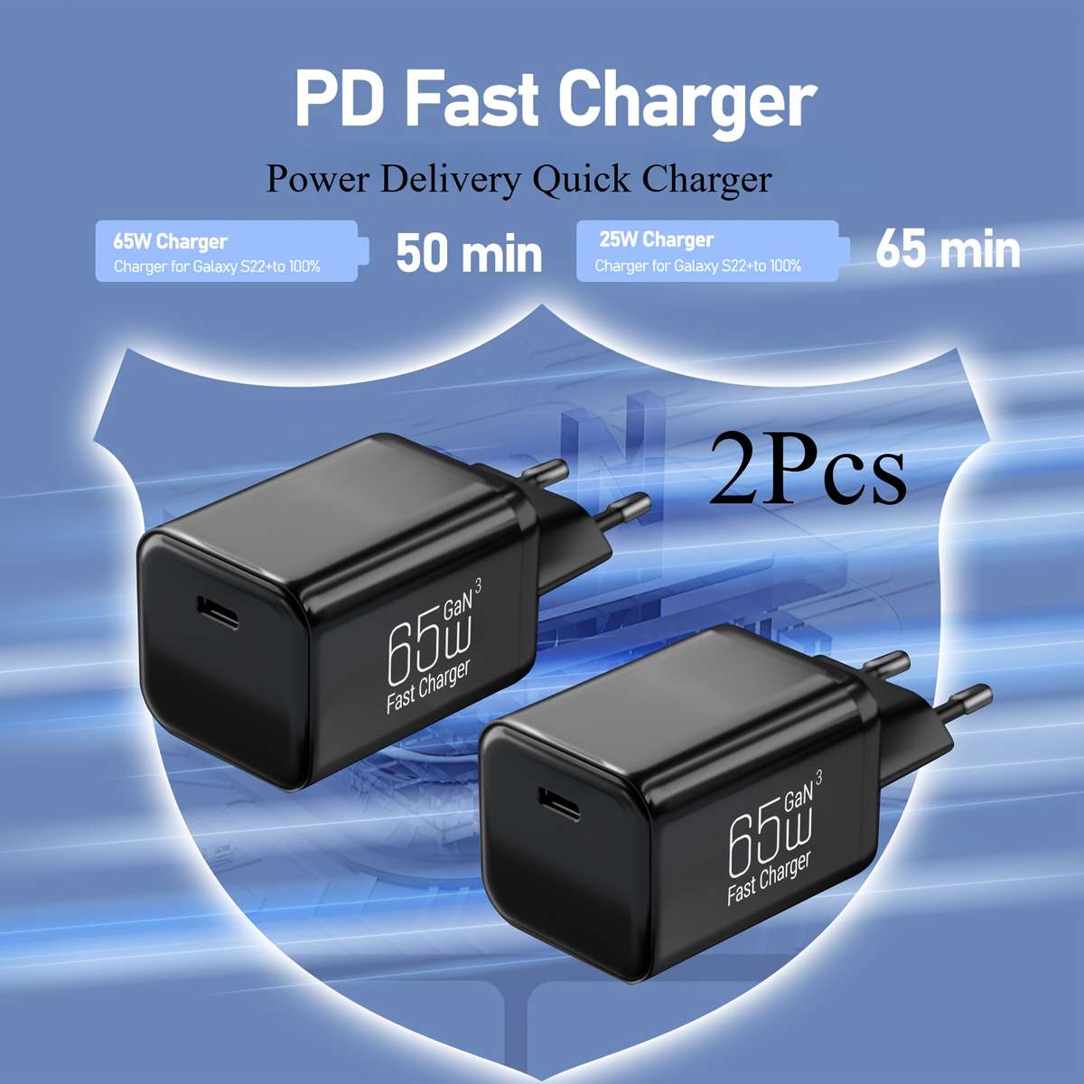 Charger Color Eu White