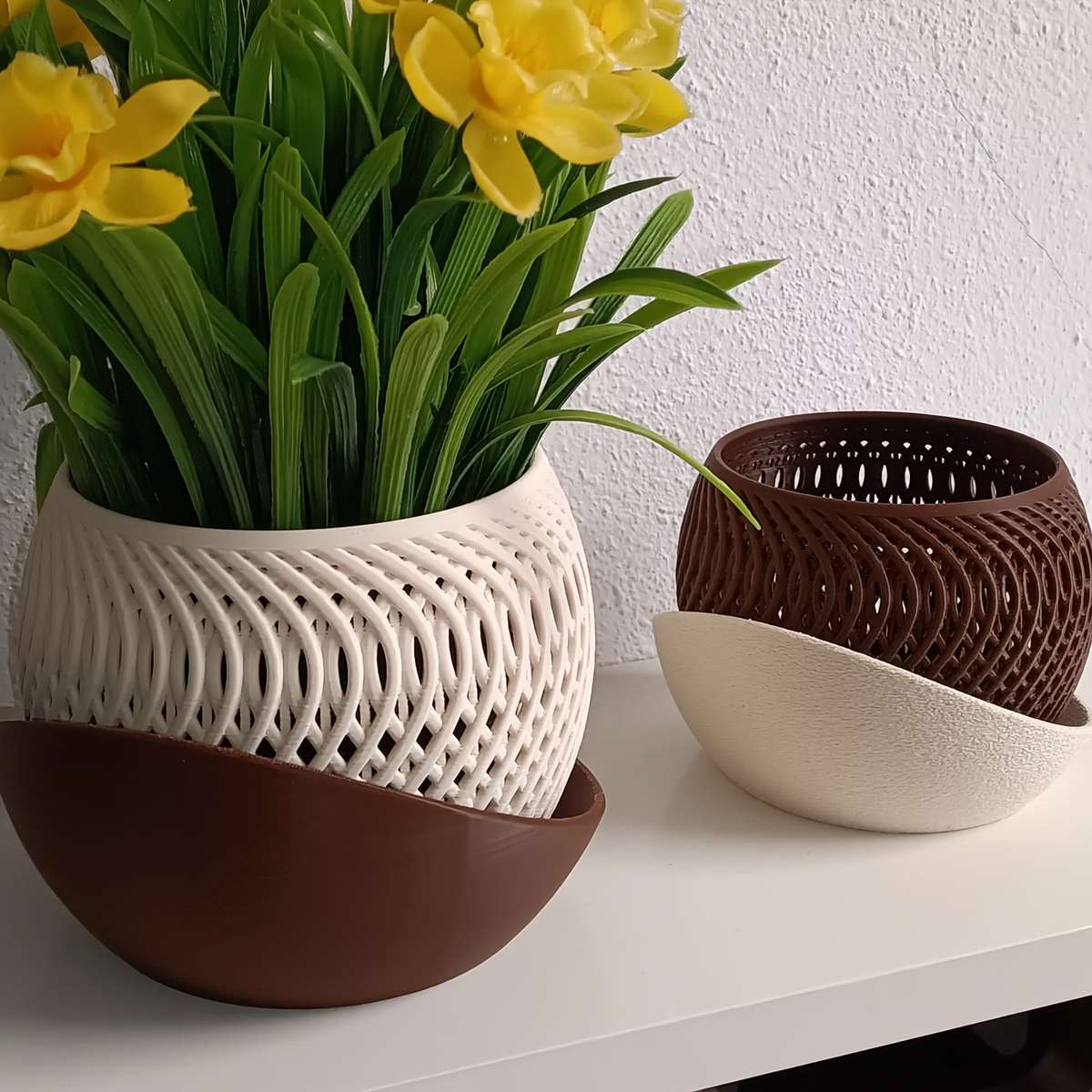 Modern Mirage Orchid Planter Modern Minimalist Easy Installation Ideal Storage