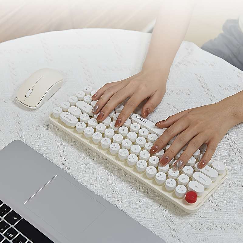 keyboard color White Green