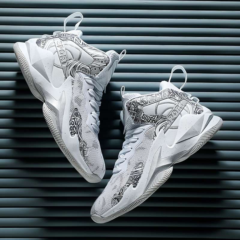 Sneakers White And Grey Size Uk 7.5