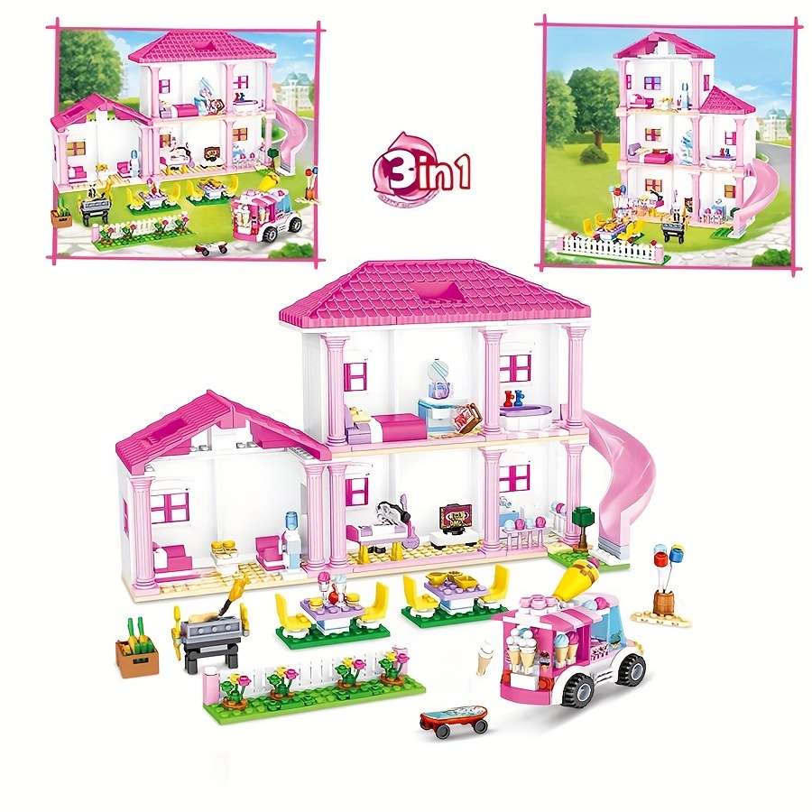 Building Toy Architectural Model Toy Set Quantity 1142Pcs
