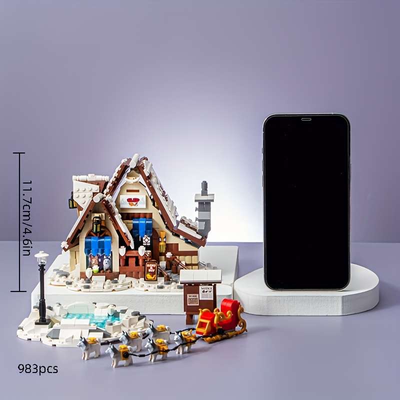 Building Toy Architectural Model Toy Set Style Santa S House