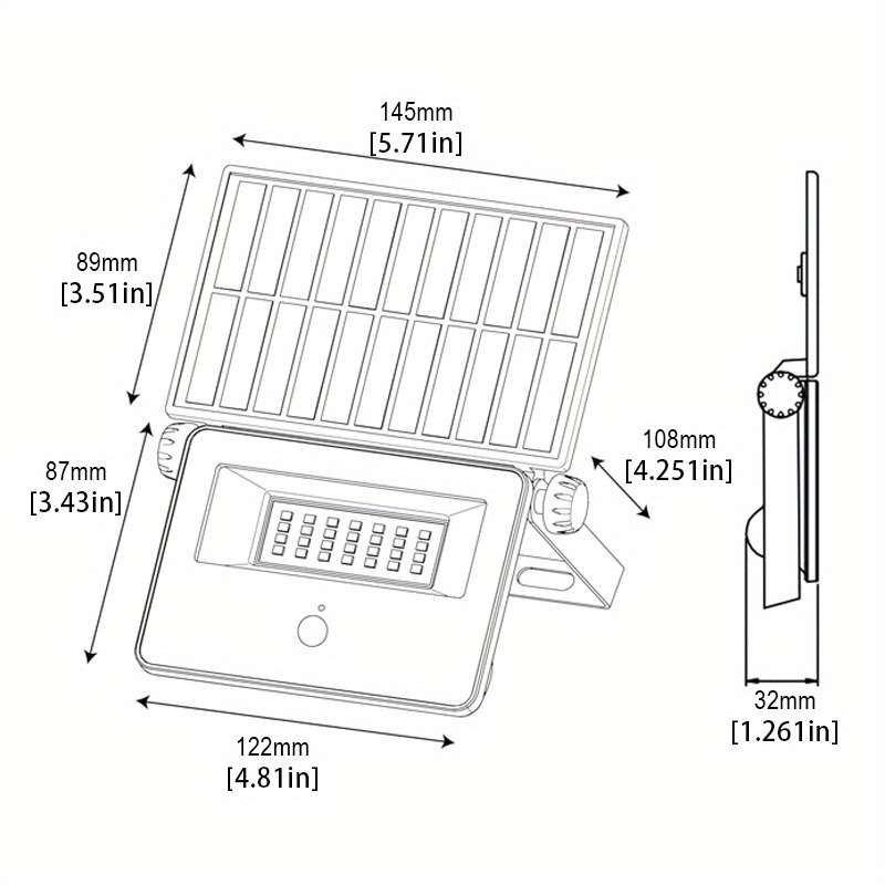 Solar Emergency Lights Model Pironoff Quantity1