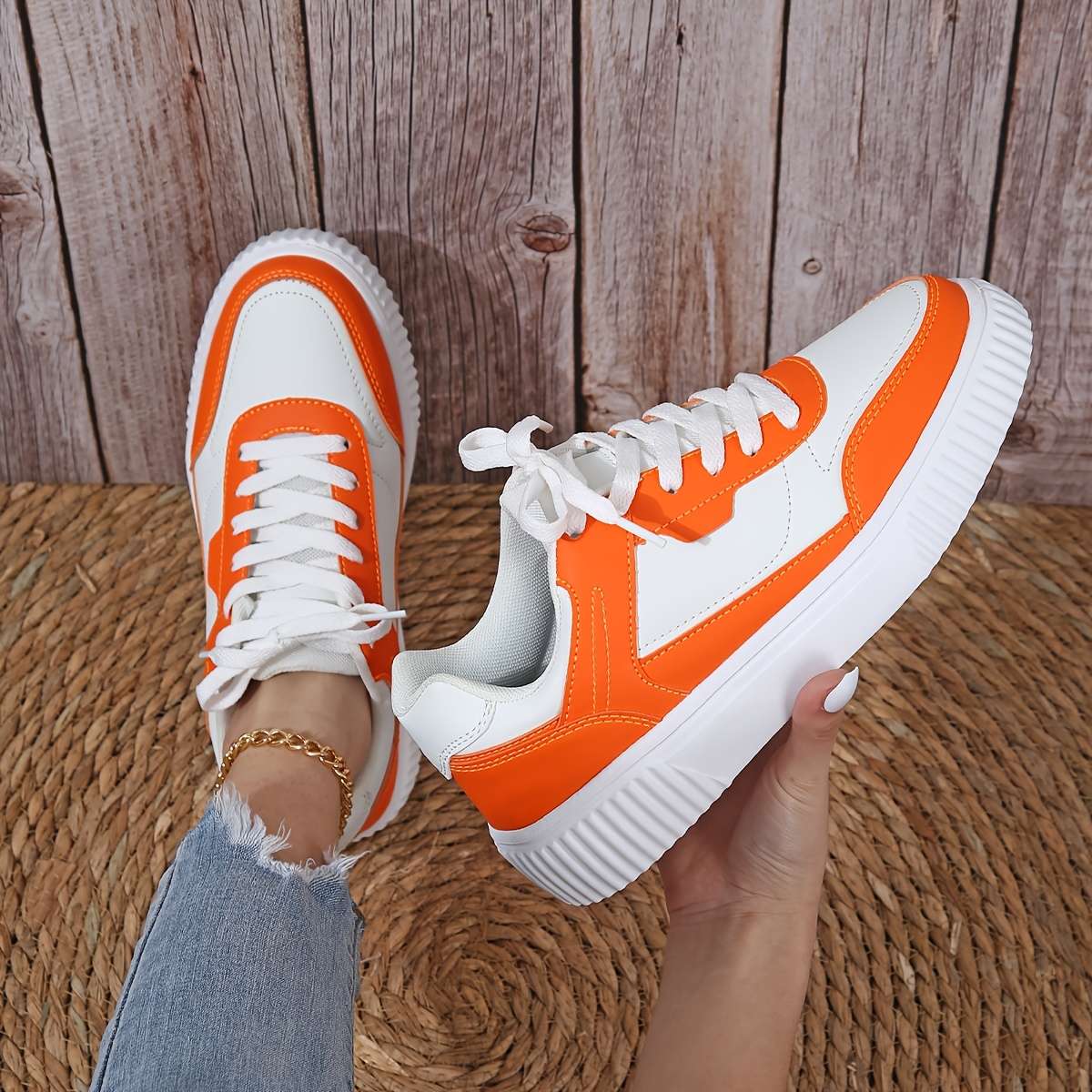 Sneakers Color White Sizeuk 7