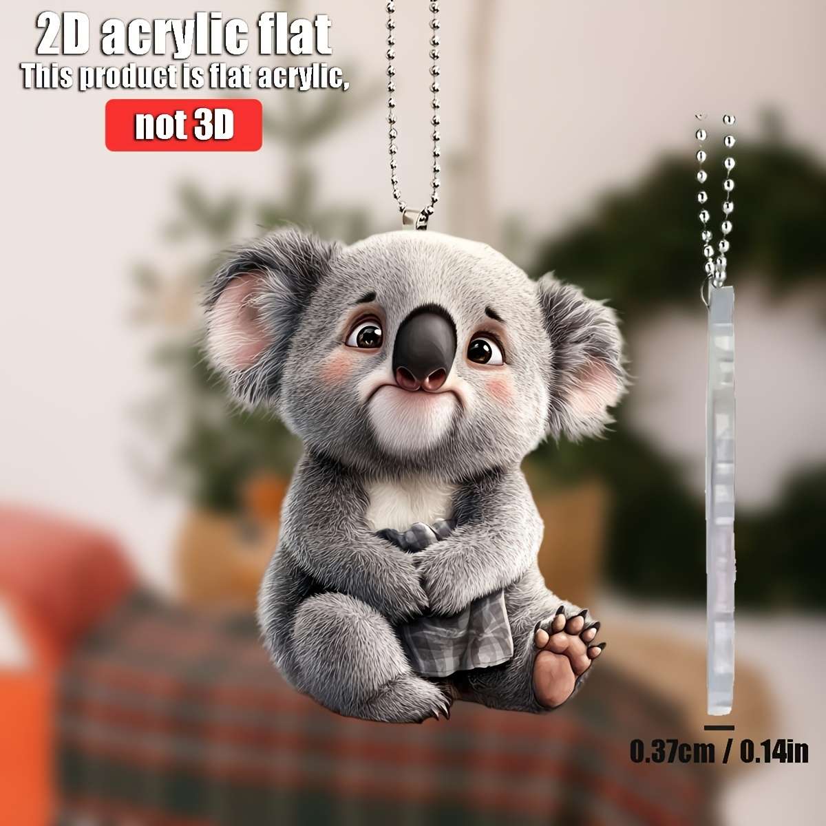 Keychain Ornament Model Sad Koala