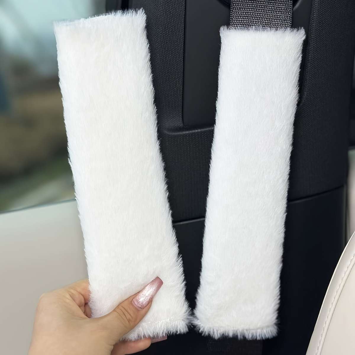 Car Seat Belt Covers Black Quantity 2Pcs