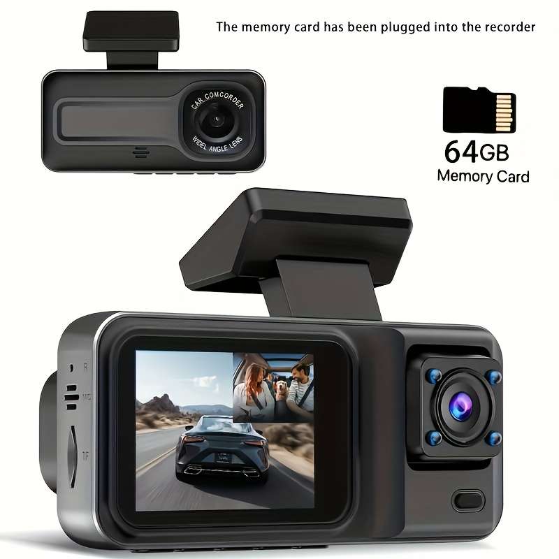 Dashcam Style 2 Lenses Without Memory Card
