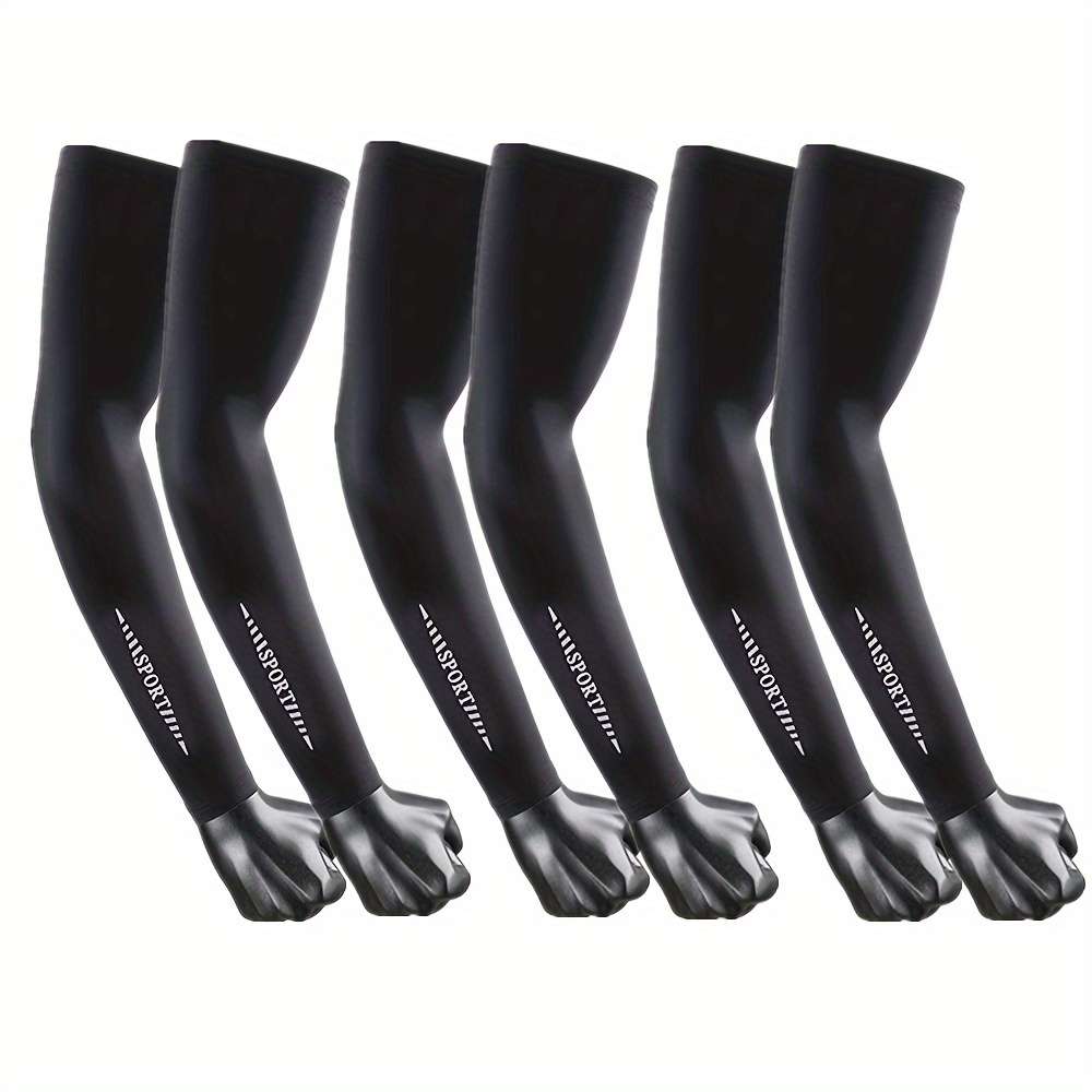 Sunscreen Sleeves Color Black White Darkgray Size Xl