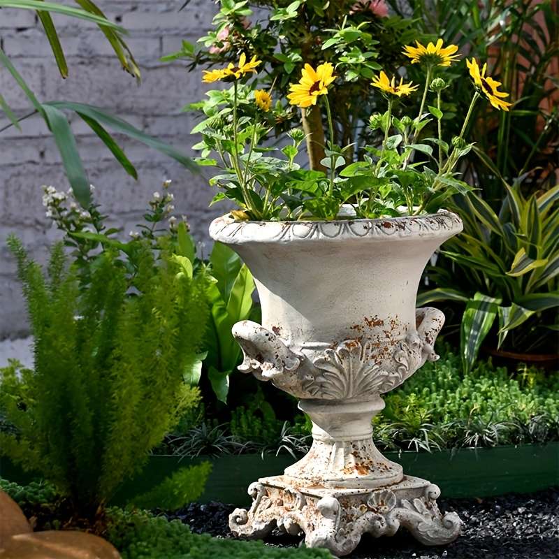 Flowerpot Style Elegant Antique Style Planter