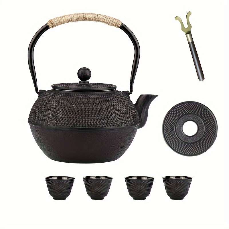 Kettle Color 1200Ml Iron Lid Set