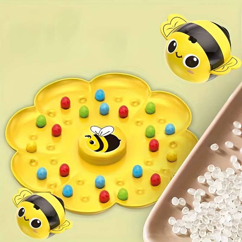 Magnetic Bee & Candy Bean Picking Toy Parent Child Interactive Learning Game