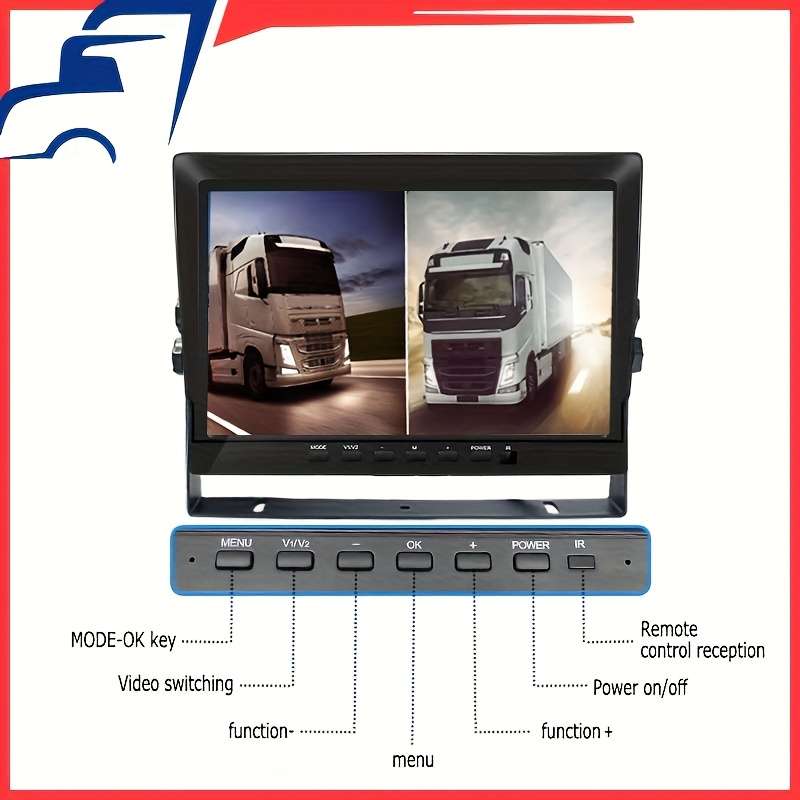 Dashcam Model U10.1 Inch   2 8 Lights   15 Meters   5 Meters   64G Memory Card