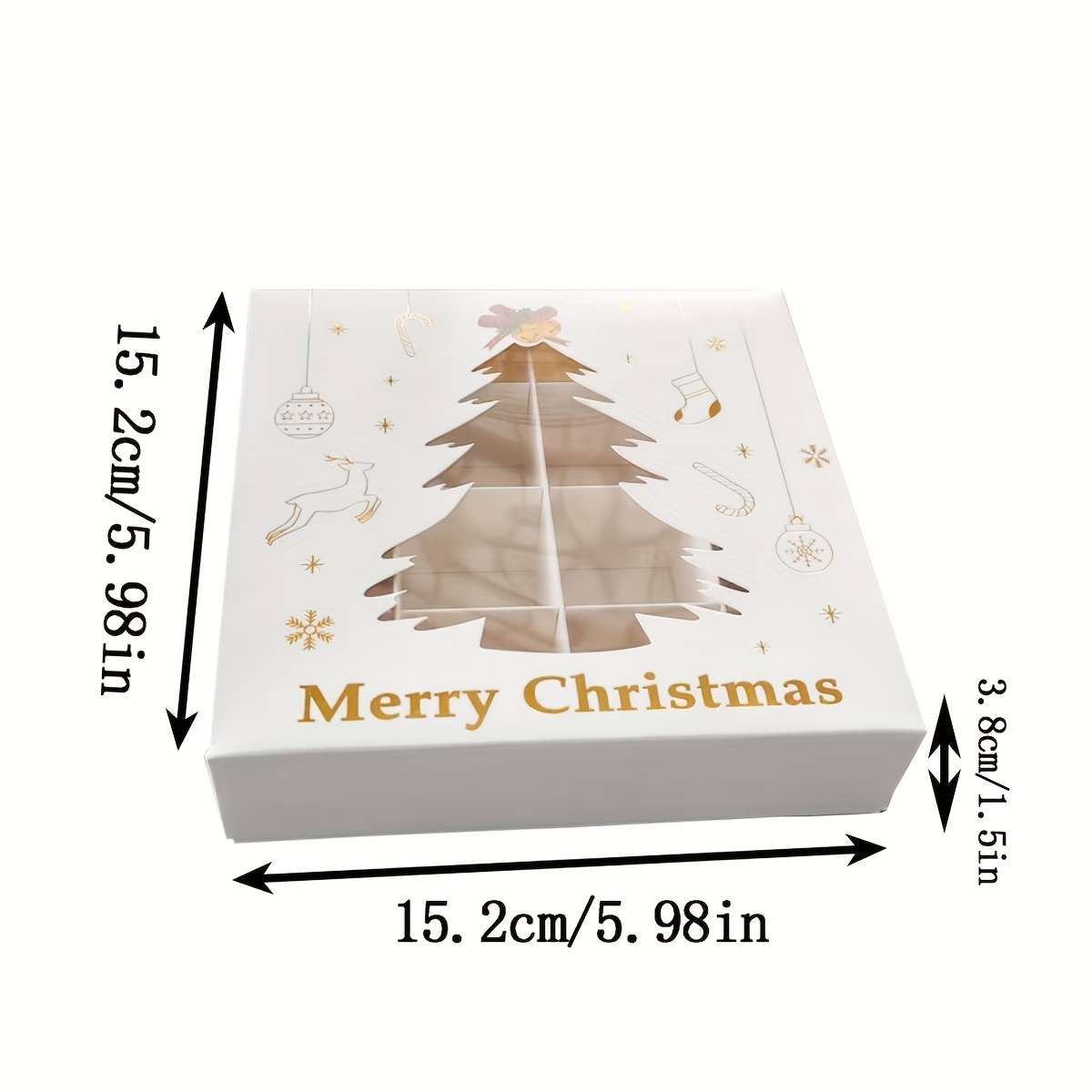 Christmas Gift Boxes Model Snowman 4Pcs Items Christmas Gift Box