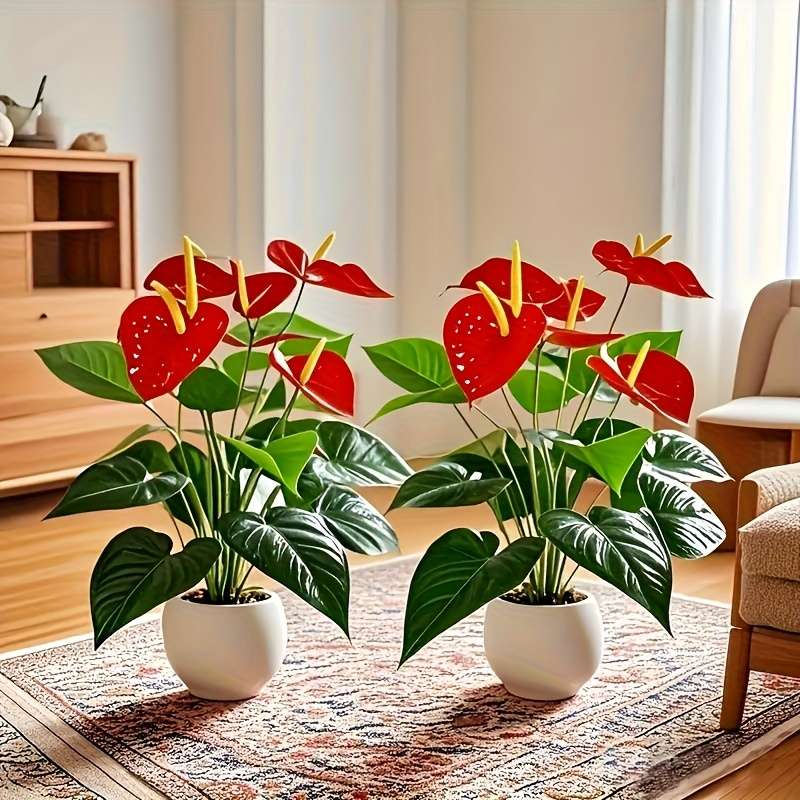 Simulated Flower Color 2 Pieces