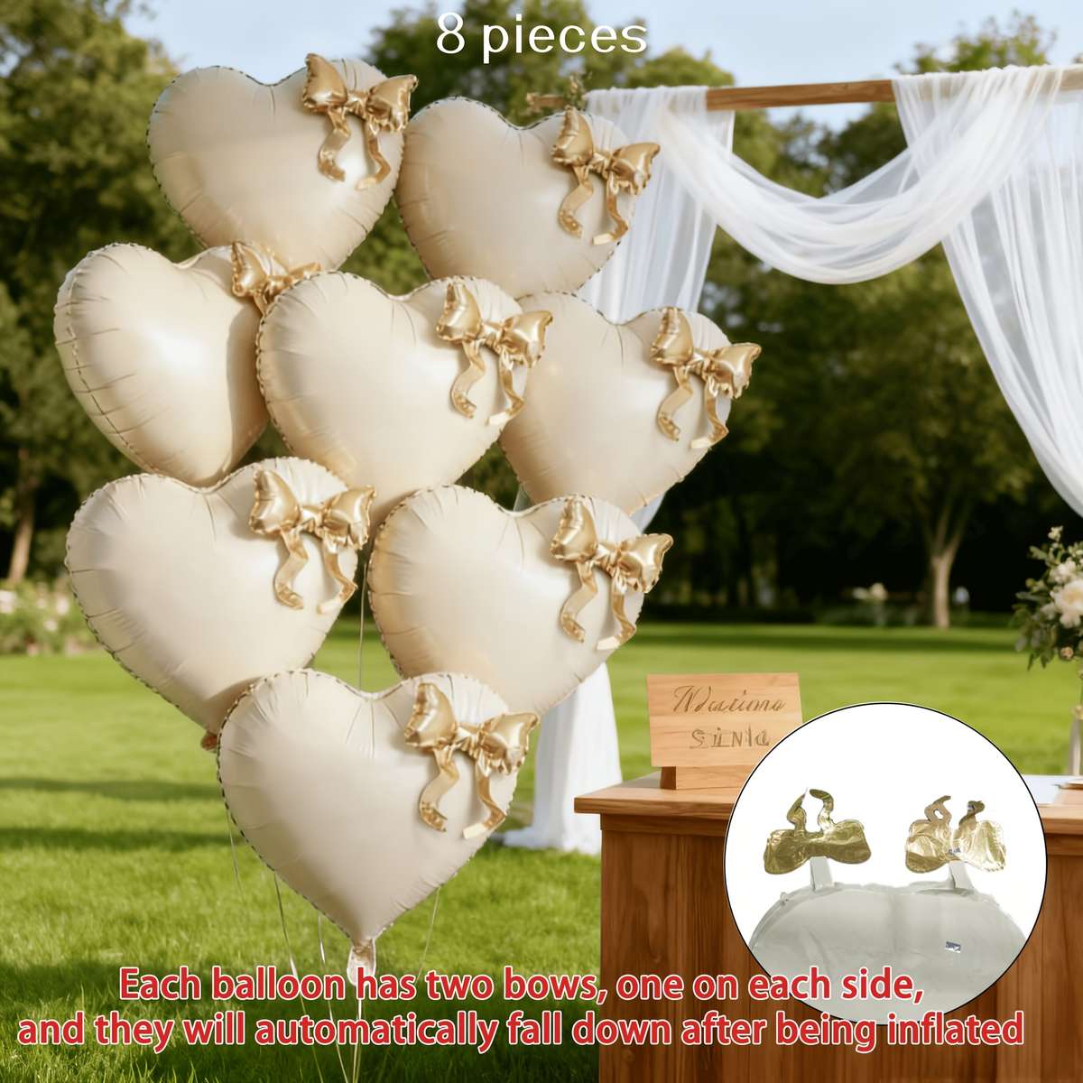 Wedding Supplies Color Beige Color