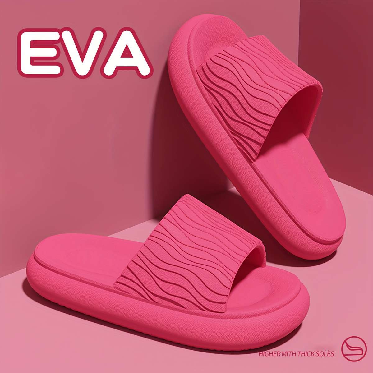 Men Slippers Summer Style  Red  Size Uk 7.5 To 8