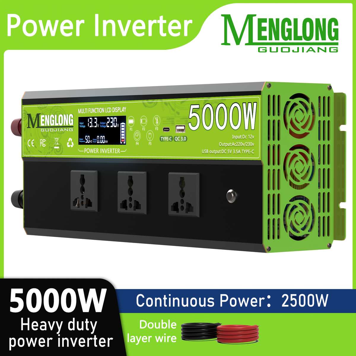Inverter Color Orange Model5000W