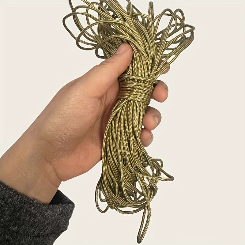 10 Yards 2mm Paracord Lanyard Single Strand Camping Gear Polyester Fiber Kg