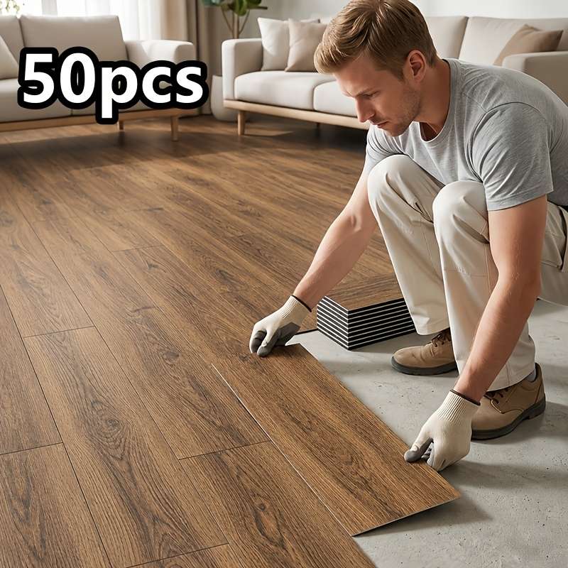 Self Adhesive Floor Stickers Lth8626 50Pcs