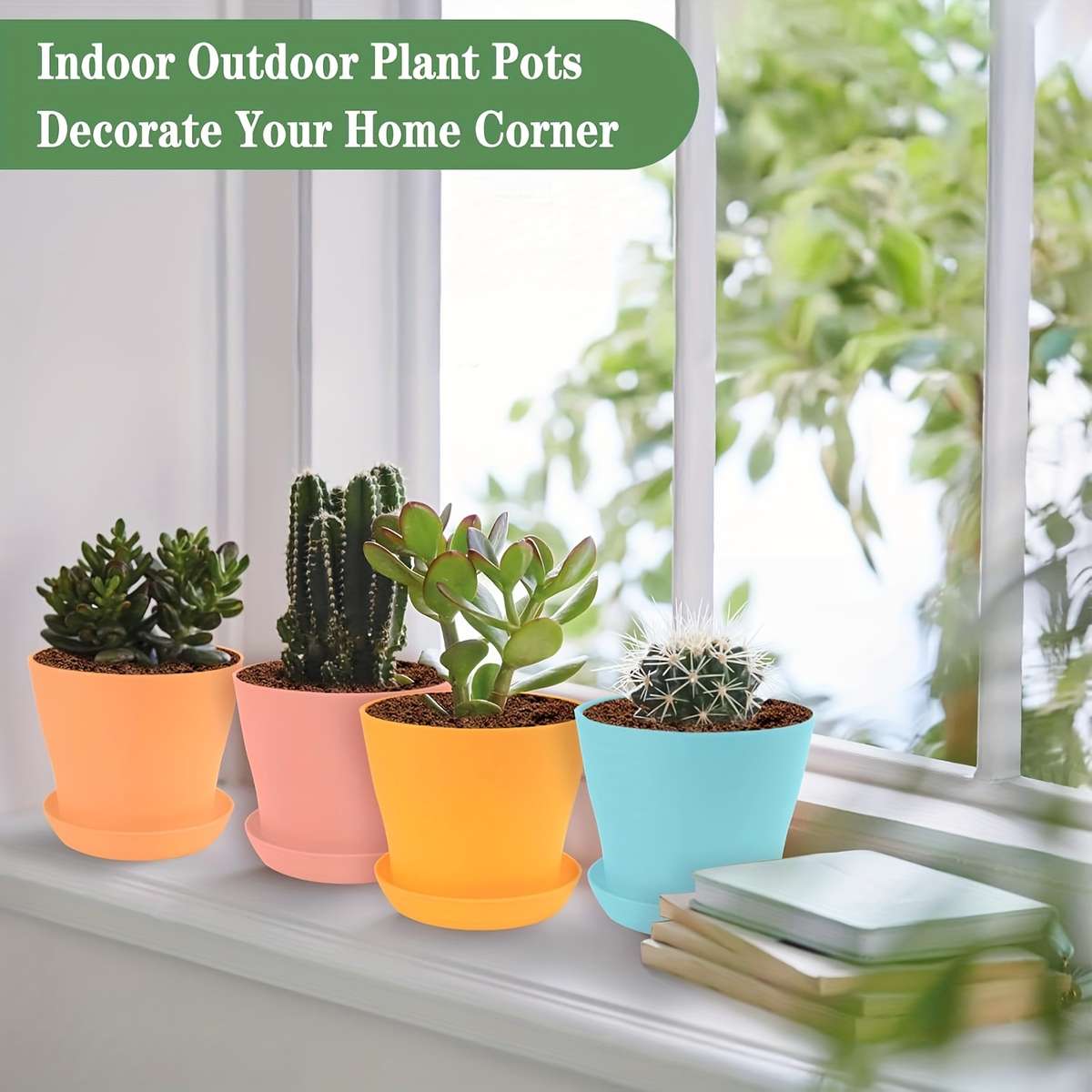 Flowerpot Color 8 Colors Model12Cm 4.7Inch
