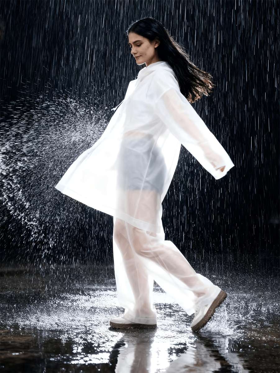 Raincoat Black Size Asian Onesize