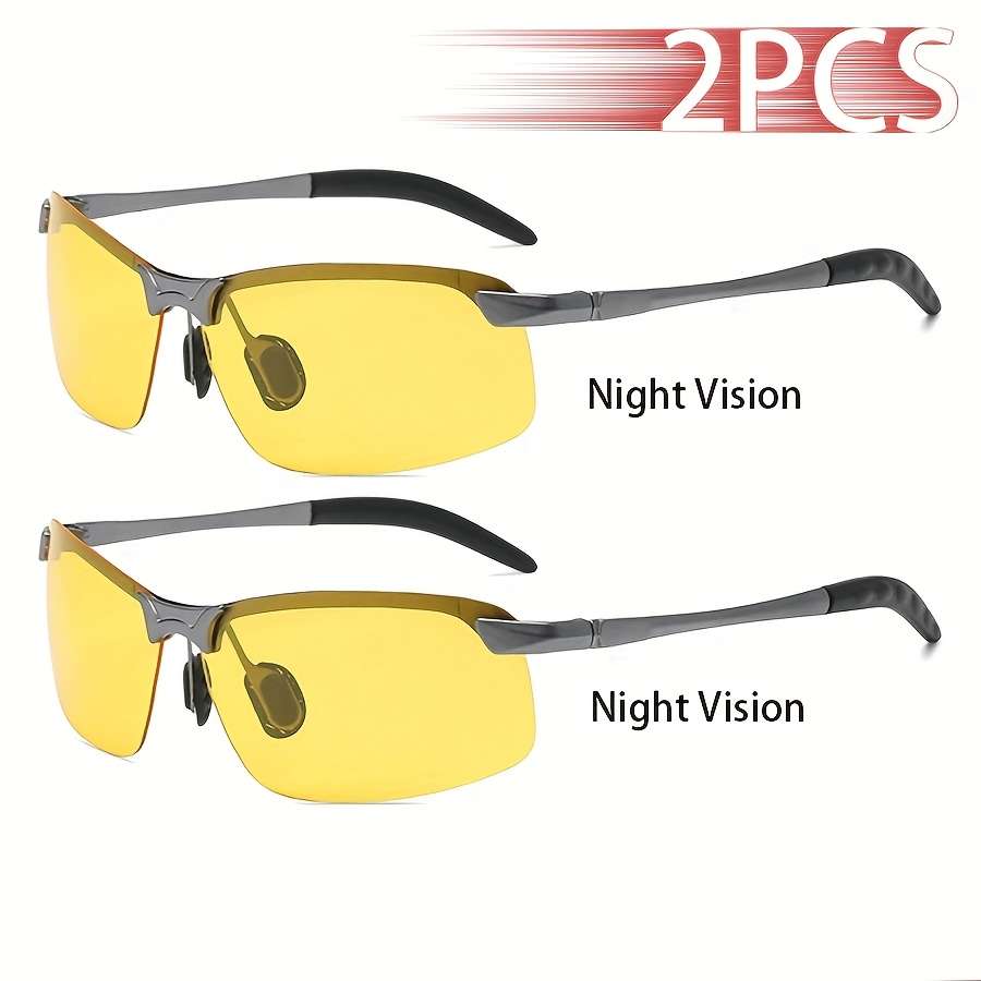 Cycling Glasses Color 2Pcs 2*Nightvision