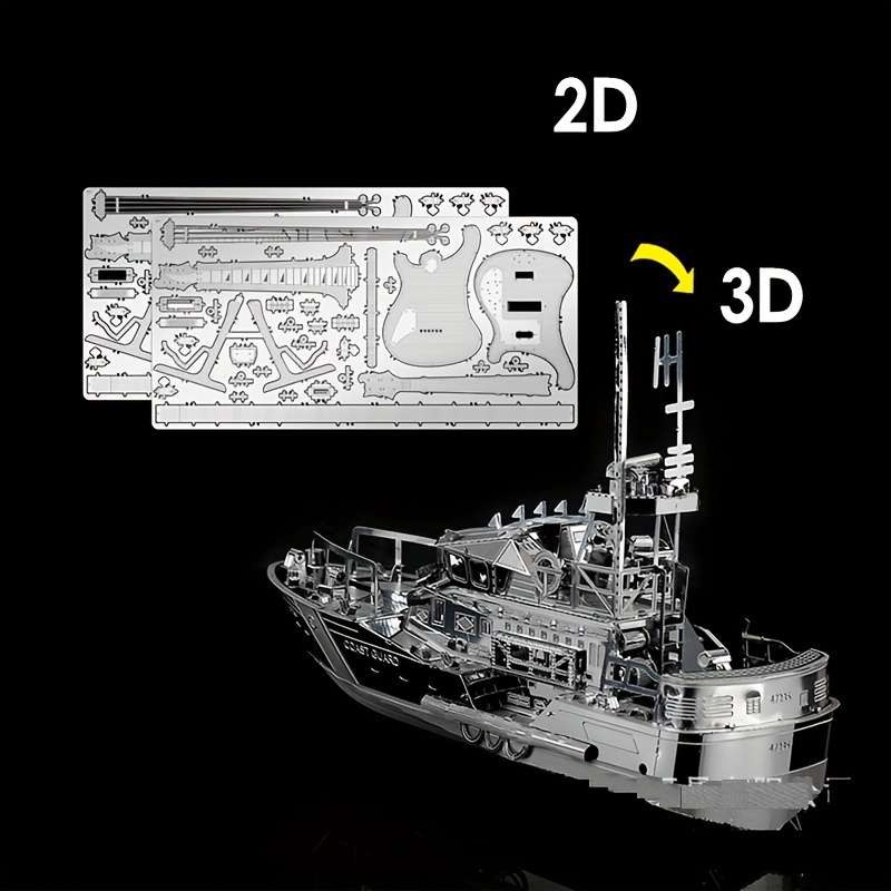3D Jigsaw Puzzle Model Ship Items Lifeboat