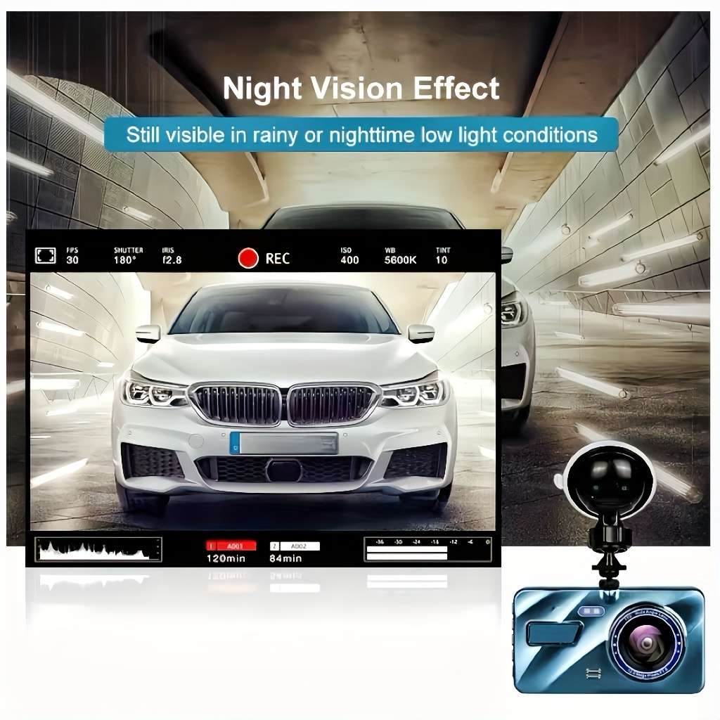 Dashcam Material 5 Inch Alloy 2 Lens
