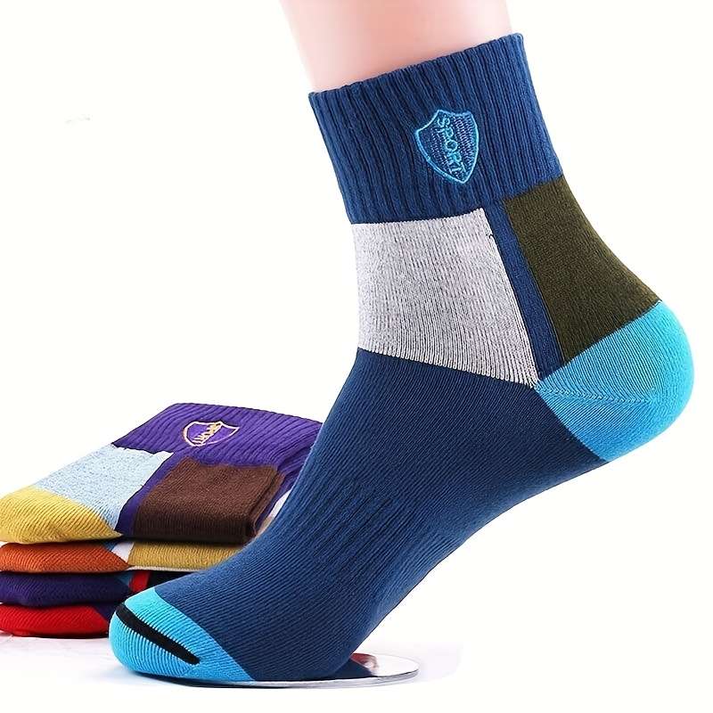 5 Pairs Mixed One Size High Elastic Socks