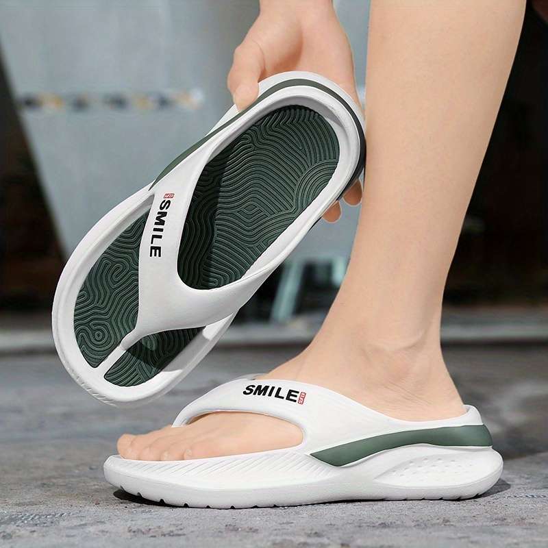 Men Slippers Summer Style Black Size Uk 4.5 To 5