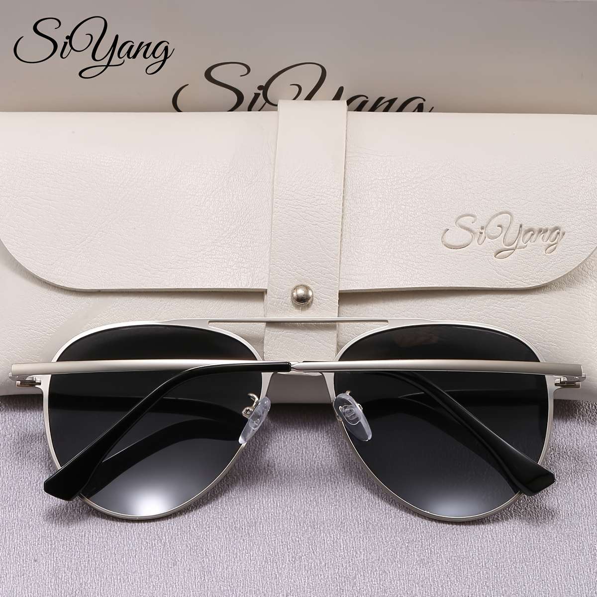 Cycling Glasses Color Black Frame Black Gray Lens